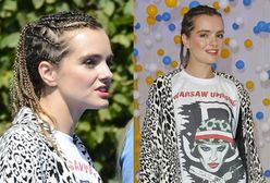 Maria Niklińska w nowej fryzurze