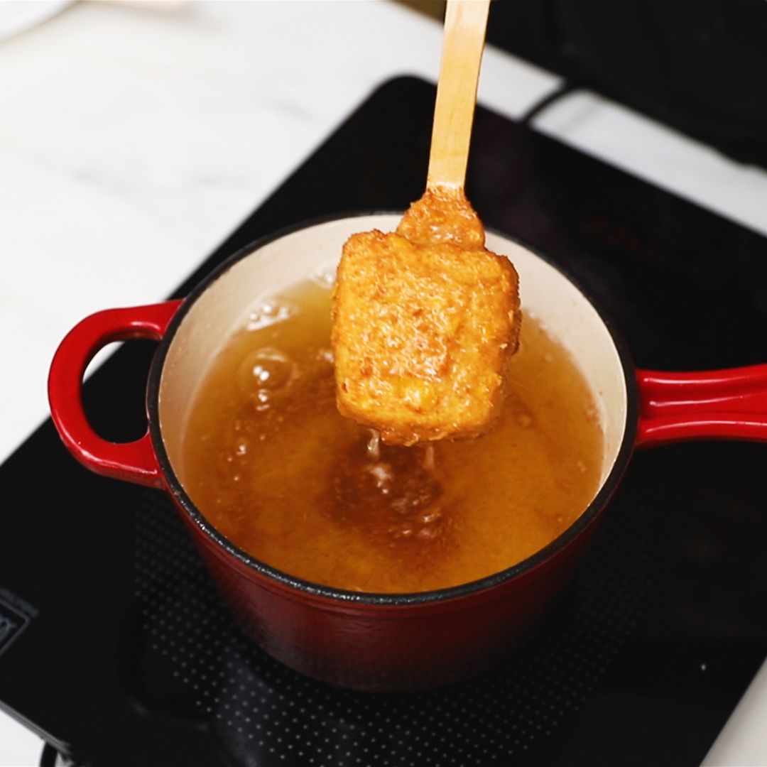 Panierowana mozzarella- Pyszności