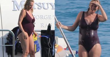 Uma Thurman w ciąży na wakacjach!