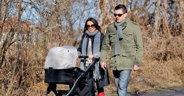 Kasia Glinka na spacerze z dzieckiem!