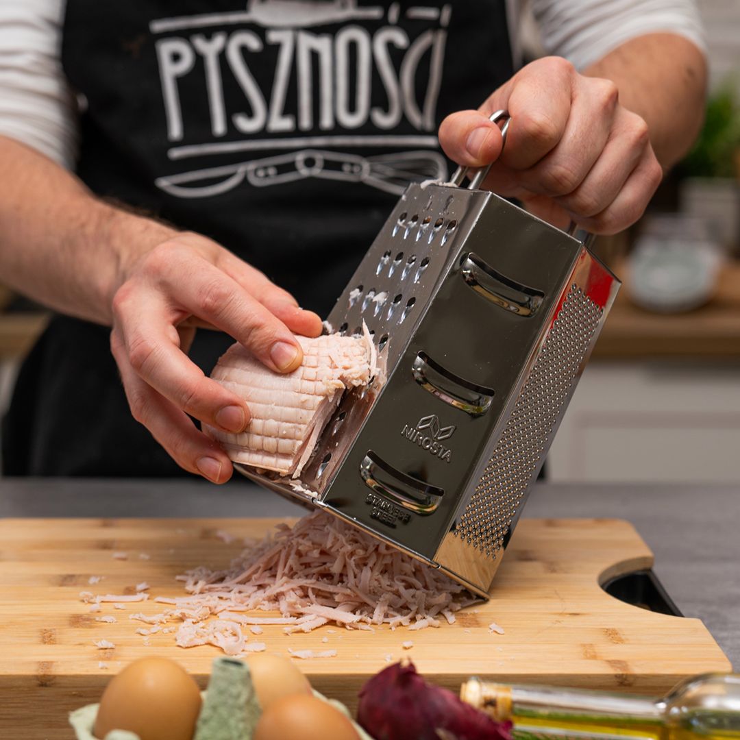 Placuszki serowe z szynką- Pyszności