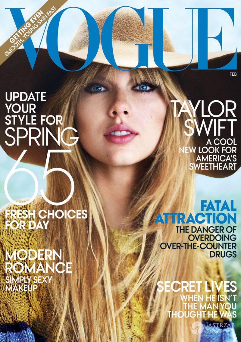 Taylor Swift, "Vogue US", luty 2012 (fot. Mario Testino)