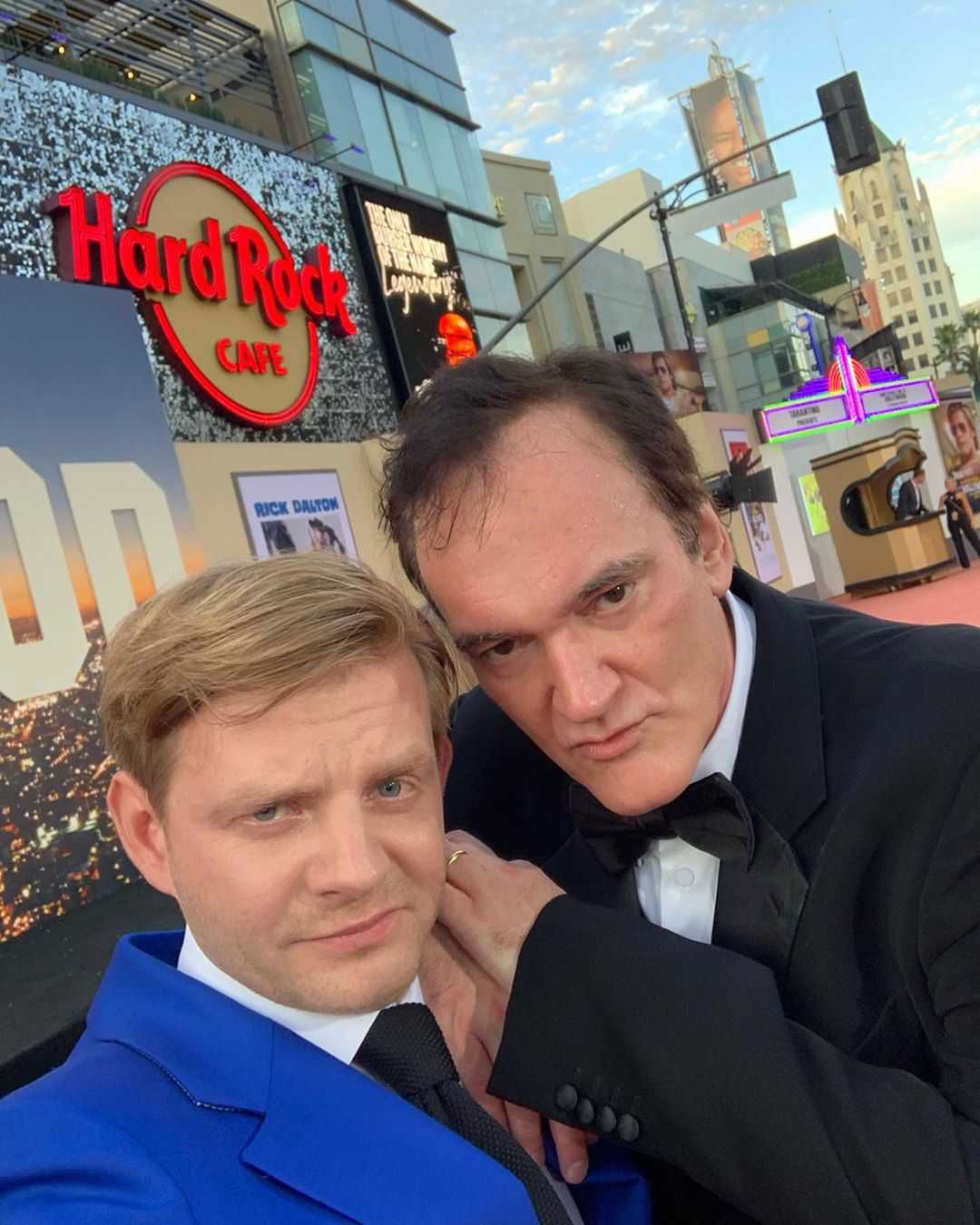 Rafał Zawierucha i Quentin Tarantino