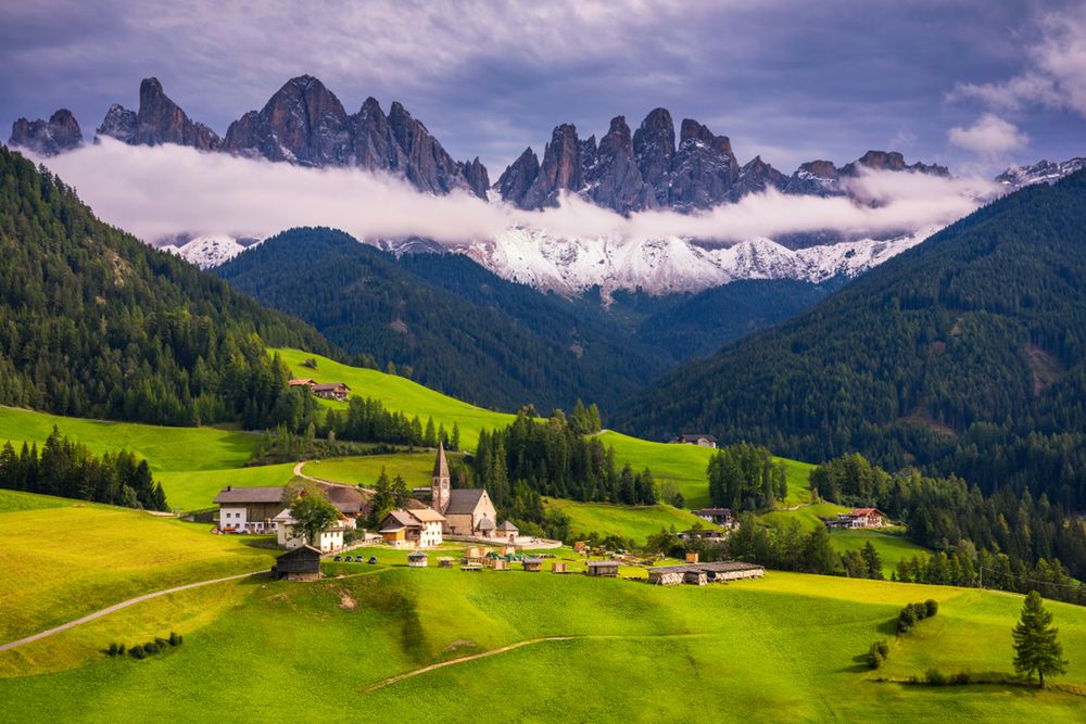Dolomity zachwycają niezwykłymi krajobrazami