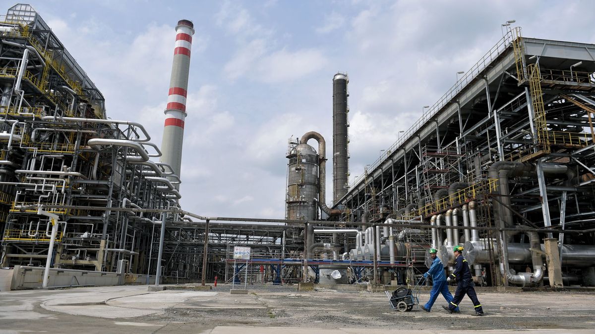 Zakład Unipetrolu w Litvinovie