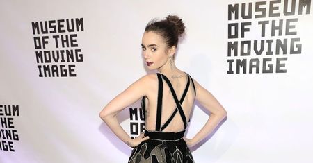 LOOK OF THE DAY: Lily Collins w kreacji Elie Saab