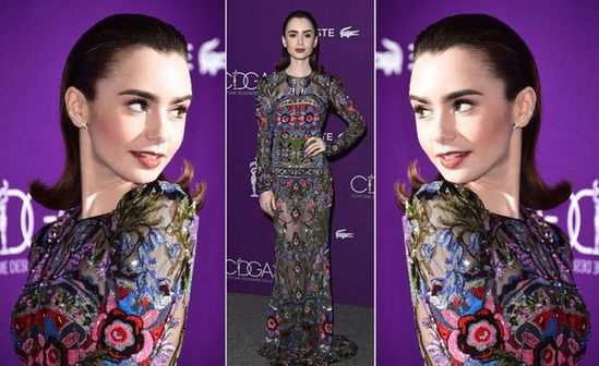 LOOK OF THE DAY: Lily Collins w haftach