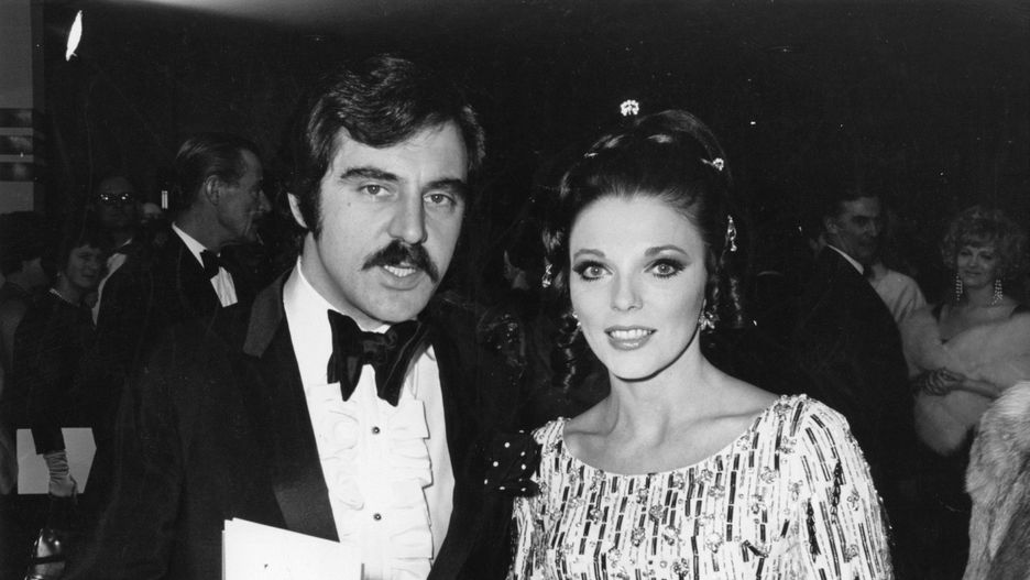 Anthony Newley i Joan Collins. Zdjęcie zrobione w grudniu 1967 r.