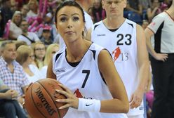 Monika Pietrasińska na meczu