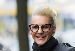 Agnieszka Chylińska przed studiem "DDTVN". Pierwszy raz w okularach