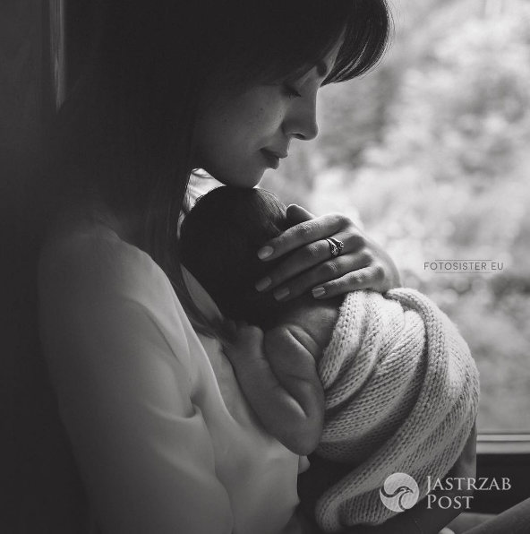 Paulina Krupińska z synem