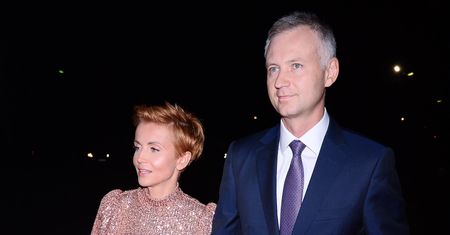 Katarzyna Zielińska pojawiła się w olśniewającej sukni. Towarzyszył jej dawno niewidziany mąż