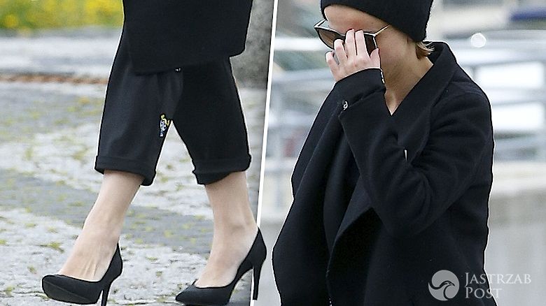 Katarzyna Zielińska czarna stylizacja