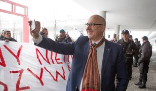 Pyskówka Sławomira Nitrasa z PO i Joachima Brudzińskiego z PiS. Poszło o Unię