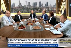 Loty Marka Kuchcińskiego, dymisja, zmiany przepisów. Dyskusja w TVN24. "Żenujący spektakl"