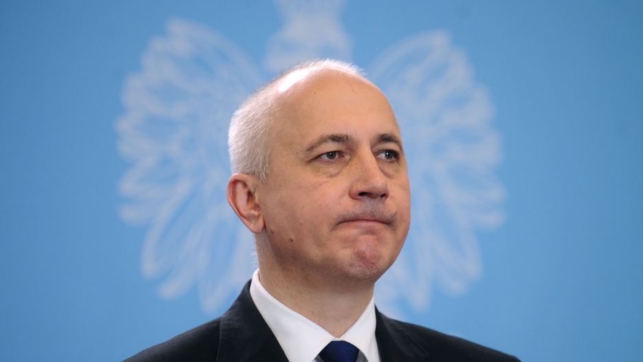 Szef MSWiA, Joachim Brudziński.