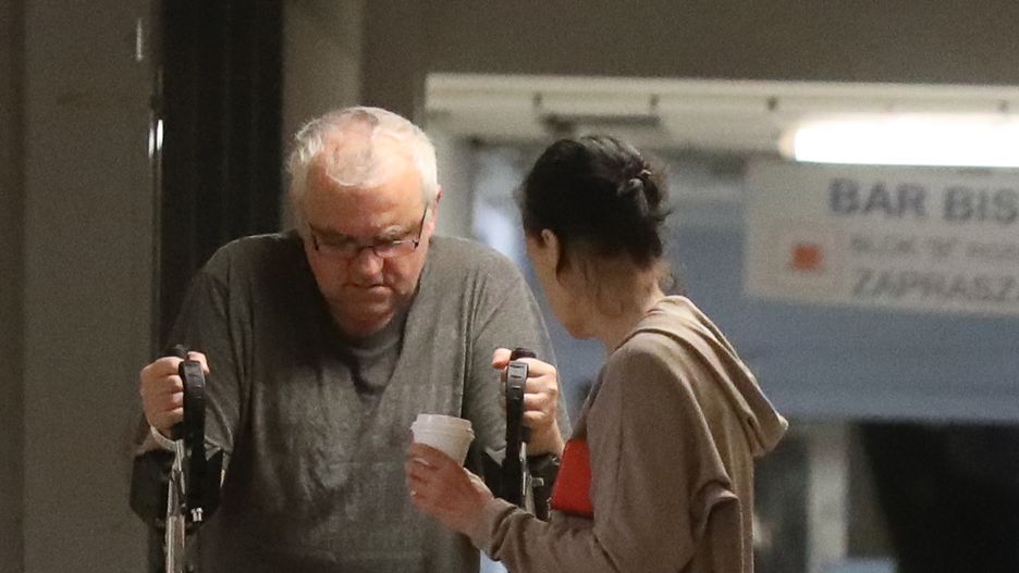 Zdjęcie z 21.12.2019. Adam Lipiński czuje się już dobrze