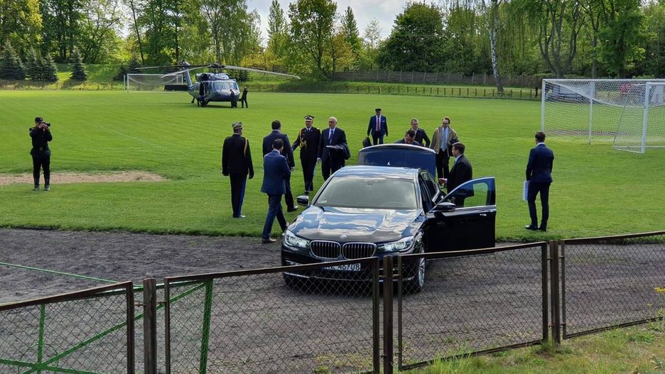 Joachim Brudziński ląduje w Choszcznie