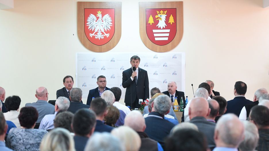 Marszałek Sejmu Marek Kuchciński spotkał się z mieszkańcami Suchej Beskidzkiej