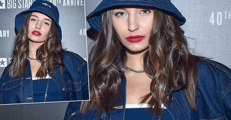 Julia Wieniawa cała w dżinsie. Nie poznalibyśmy jej, gdyby nie podpis pod zdjęciami