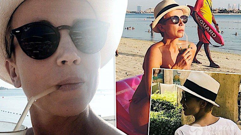 Katarzyna Zielińska w ciąży na wakacjach