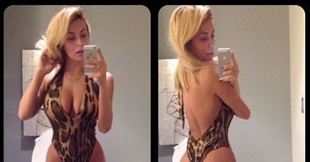 To już obsesja! Aubrey O'Day namiętnie fotografuje swoje pośladki!