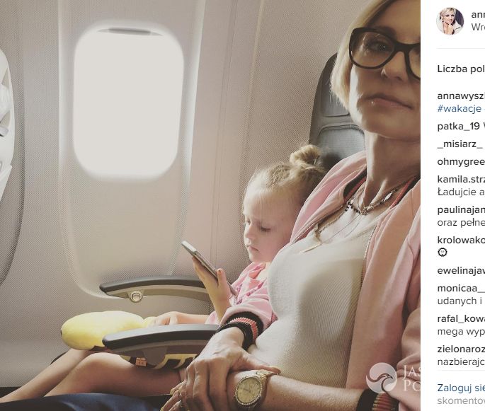 Anna Wyszkoni wyjechała na wakacje z rodziną
