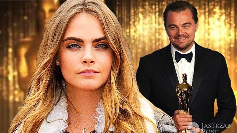 Cara Delevingne śmieje się z Leonardo DiCaprio