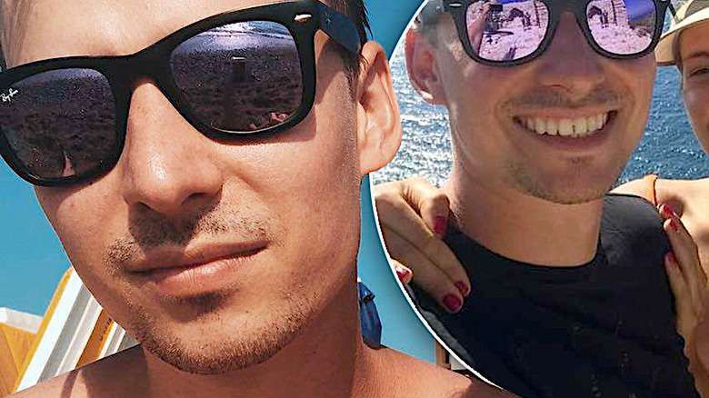 Piotr Stachurski z dziewczyną