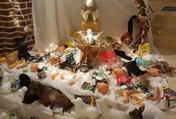 Ksiądz przygotował kontrowersyjną szopkę. Później na Facebooku upominał oburzonych parafian