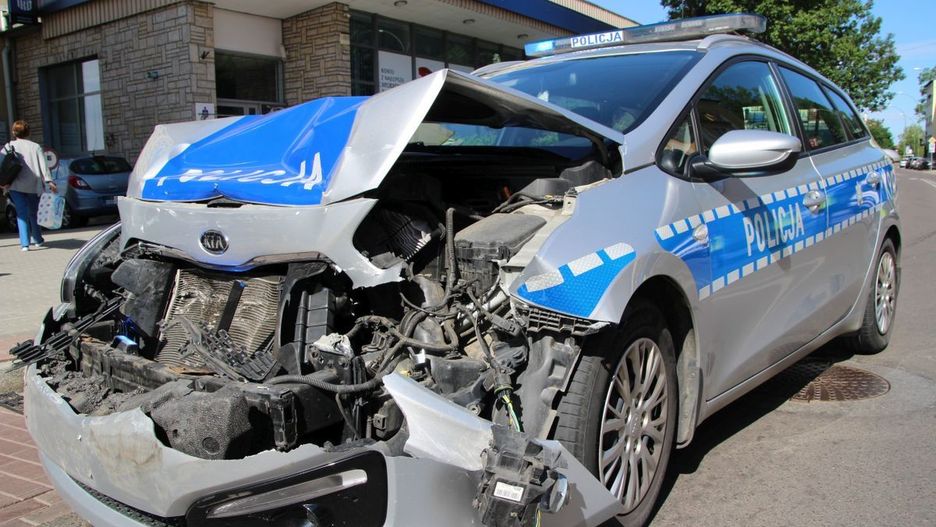 W trakcie pościgu doszło do kolizji