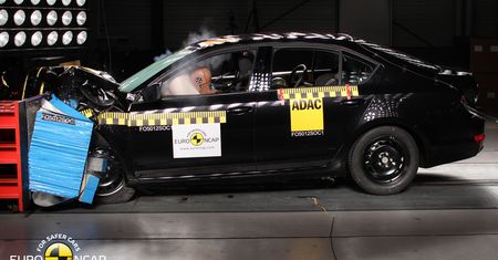 Testy zderzeniowe: Octavia, RAV4, Auris i ZOE