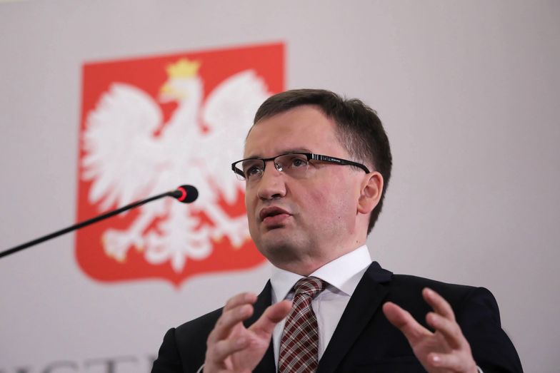 Minister Zbigniew Ziobro zwołał konferencje prasową