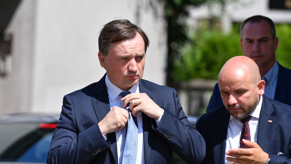 Zbigniew Ziobro pojawił się przy ul. Nowogrodzkiej