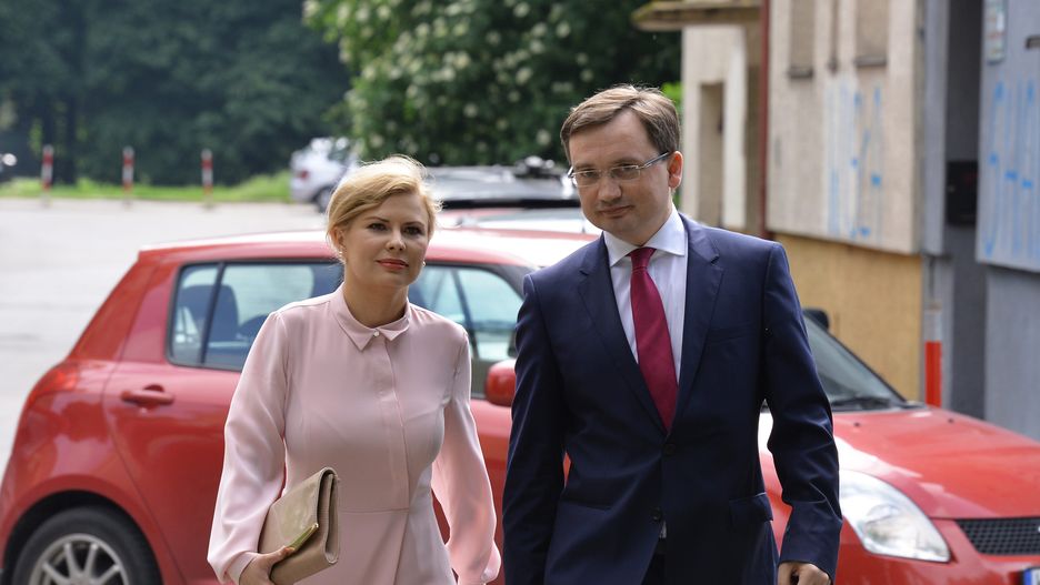 Zbigniew Ziobro z małżonką Patrycją Kotecką