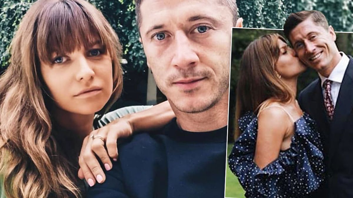 Robert Lewandowski i Anna Lewandowska