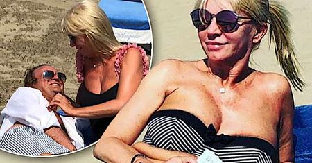 57-letnia Mariola Bojarska-Ferenc kusi seksownym ciałem w bikini na włoskich wakacjach! Nie pojechała tam sama!