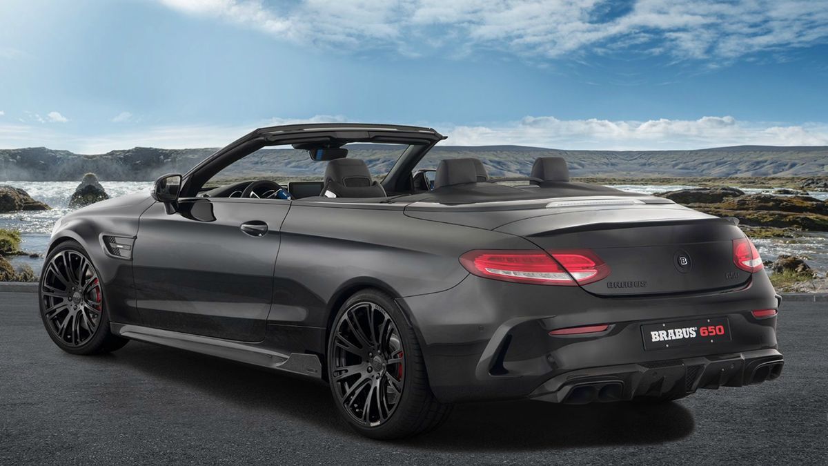 Mercedes-AMG C63 S Cabriolet według Brabusa: bez dachu, ale z kłami