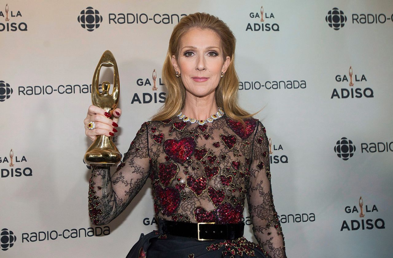 Celine Dion odebrała nagrodę w imieniu zmarłego męża