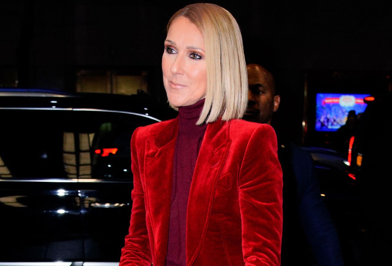 Celine Dion cała w czerwieni. Olśniła fanów na ulicach Nowego Jorku