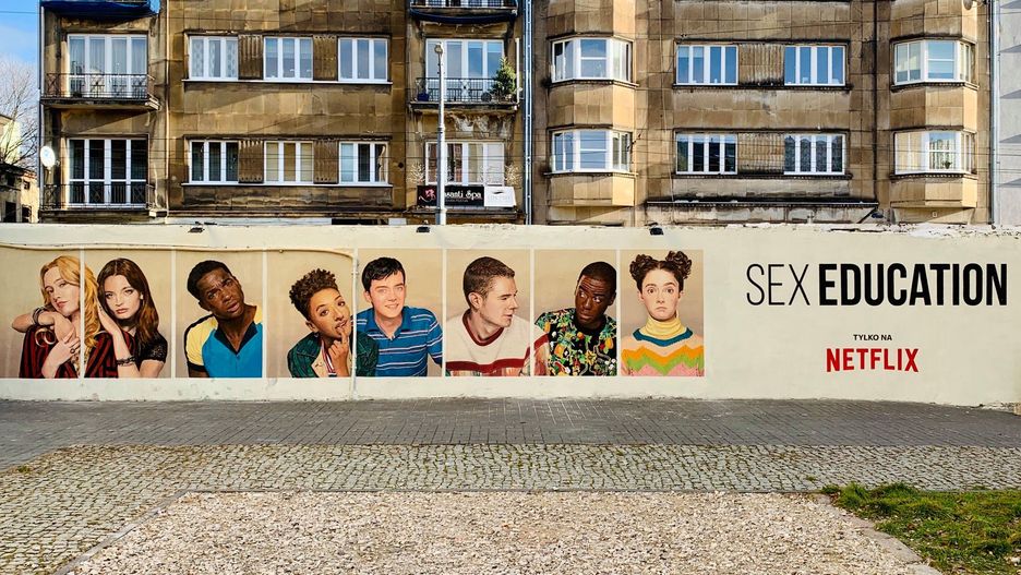 Mural można zobaczyć przy ul. Piotrkowskiej