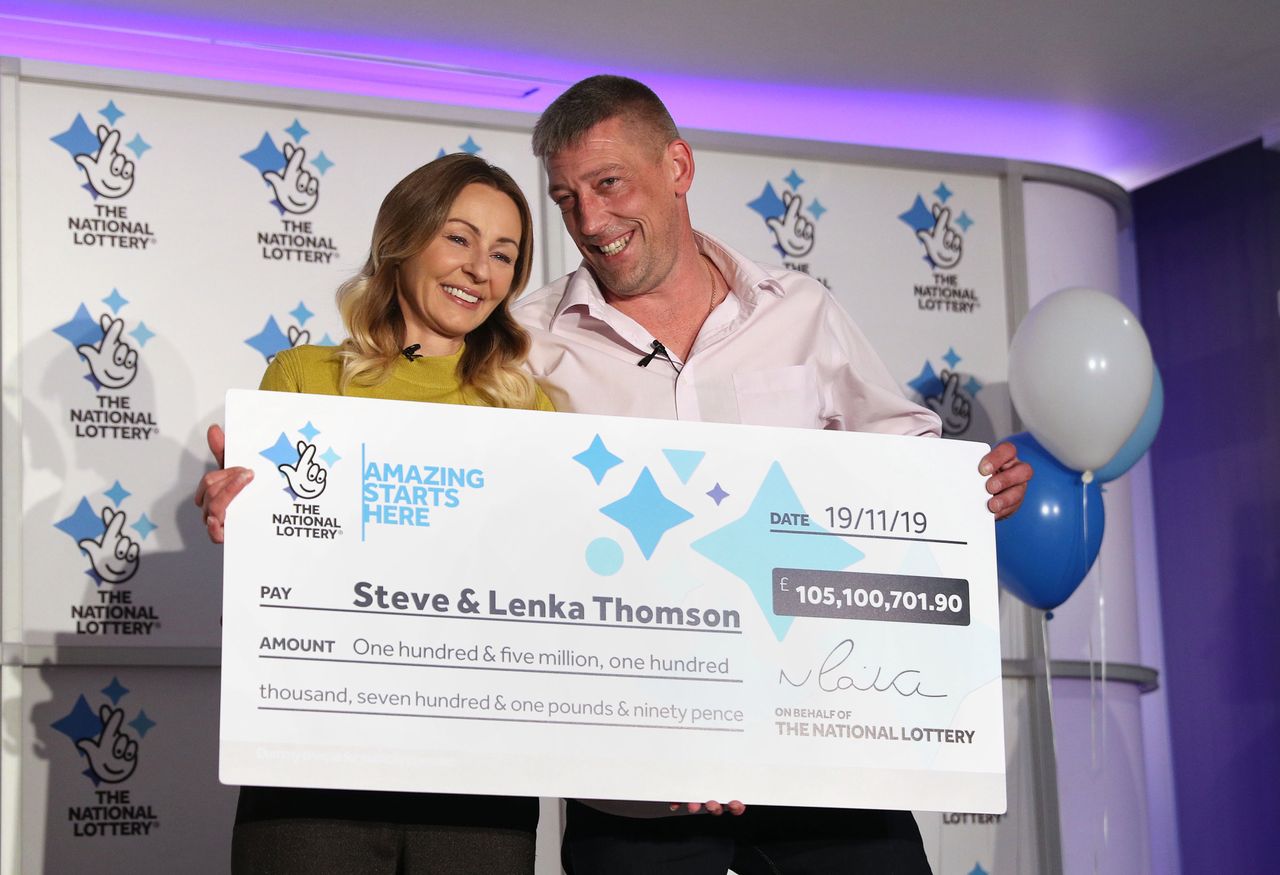 Para z Wielkiej Brytanii wygrała 105 mln funtów w loterii EuroMillions