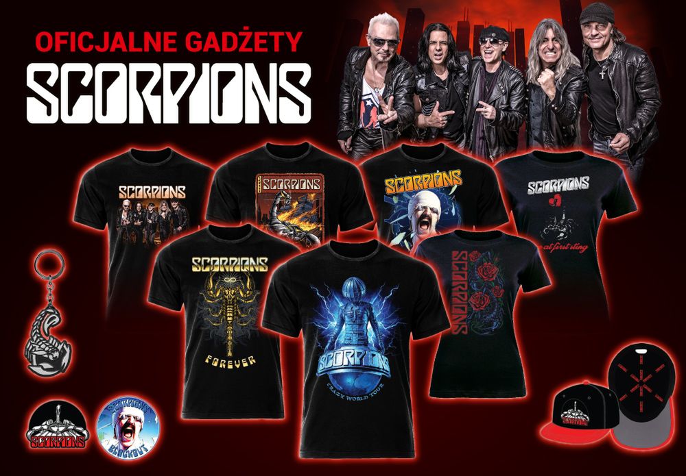 Wyjątkowe gadżety na koncercie Scorpions!