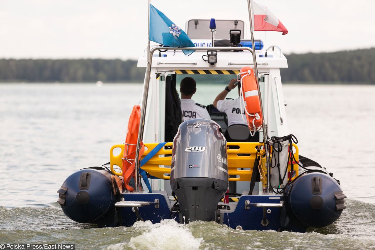 Mazury. Z jeziora Mamry wyłowiono ciało