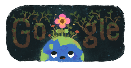 Równonoc wiosenna 2019. Równonoc wiosenna pierwszym dniem astronomicznej wiosny. Google Doodle na 20 marca