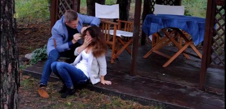 Paweł uderzy Kingę w M jak miłość