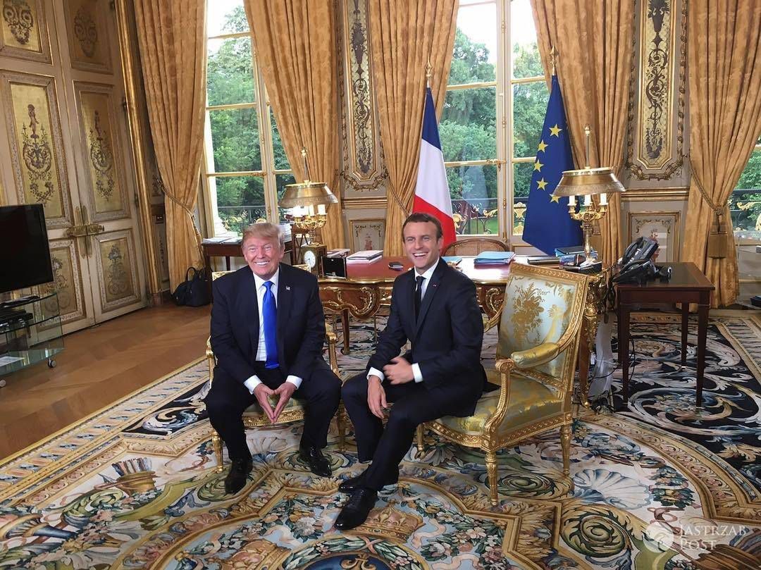 Melania i Donald Trump z wizyta we Francji