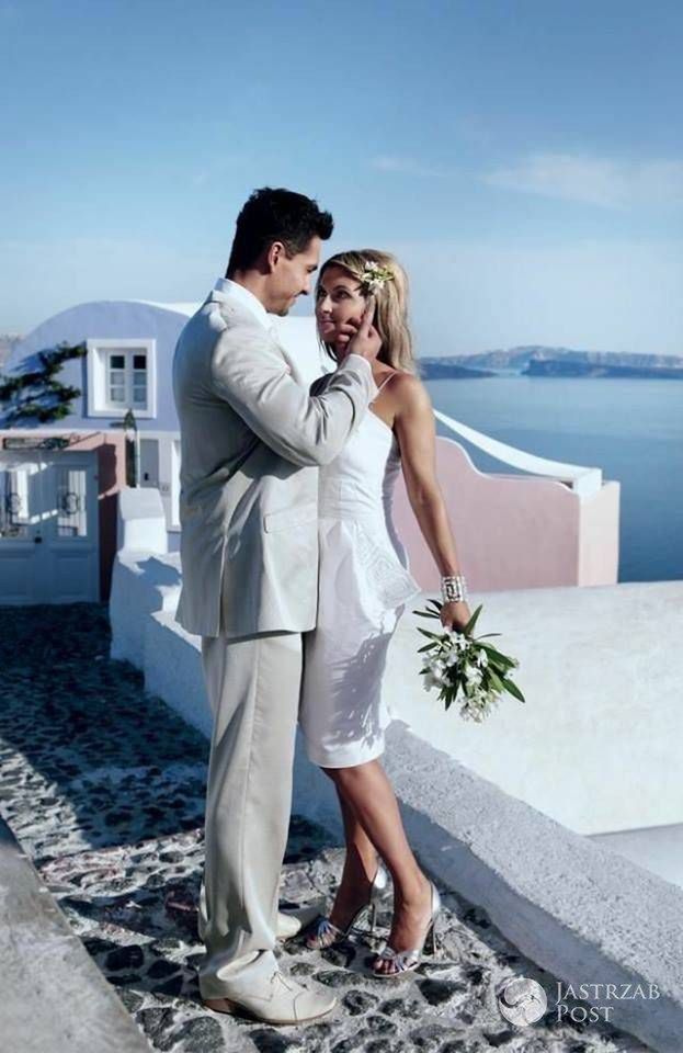 Katarzyna Skrzynecka Marcin Łopucki podróż poślubna Santorini