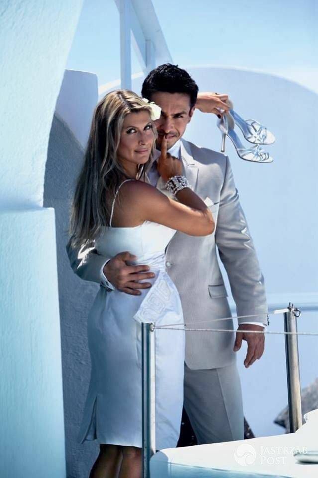 Katarzyna Skrzynecka Marcin Łopucki podróż poślubna Santorini