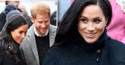 Meghan Markle zabawną kreację zakryła grubym płaszczem. Gdy go zrzuciła, wszyscy przecierali oczy